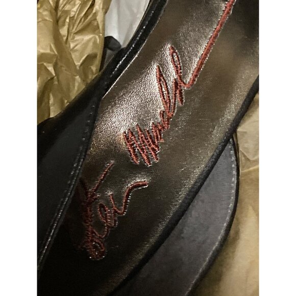 Steve Madden Sequin Pumps Heels Shoe Black Women Size 8 US New In Box - Picture 9 of 10